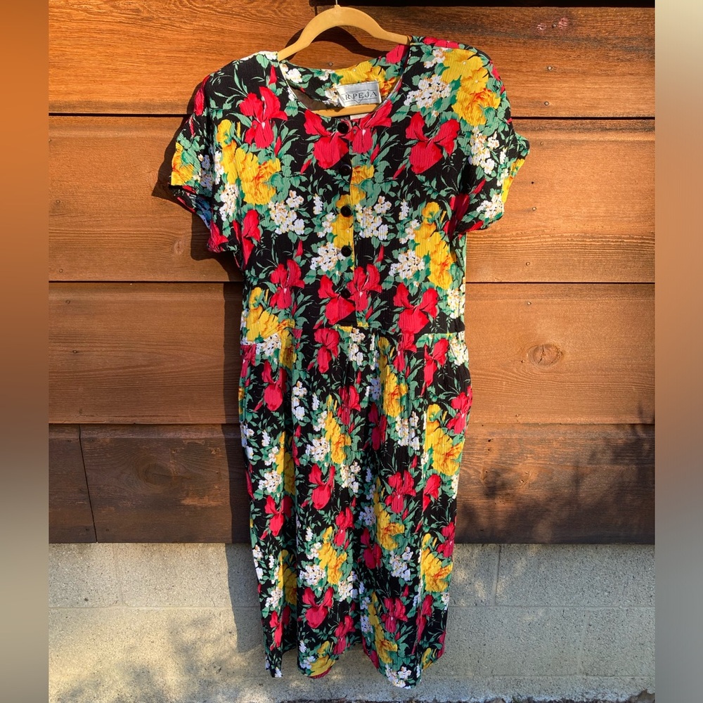 Vintage Floral Dress